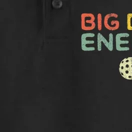 Big Dink Energy Pickleball Funny Pickle Ball Lover Retro Dry Zone Grid Performance Polo