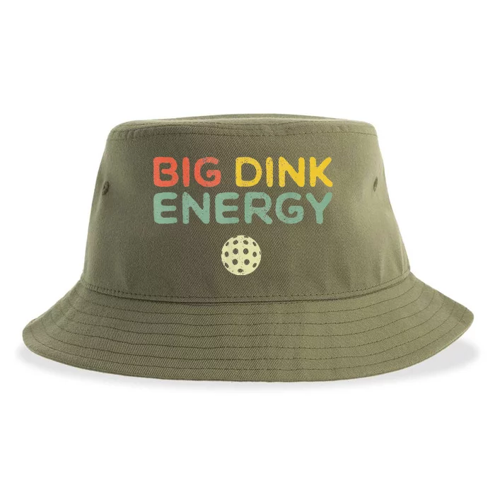 Big Dink Energy Pickleball Funny Pickle Ball Lover Sustainable Bucket Hat