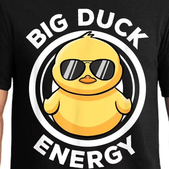 Big Duck Energy Duckie I Love Ducks Lovers Funny Rubber Duck Pajama Set