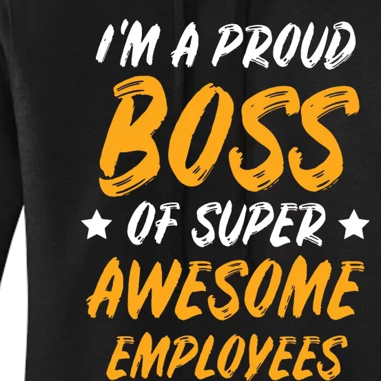 Boss Day Employee Appreciation Office Gift Women Women's Pullover Hoodie