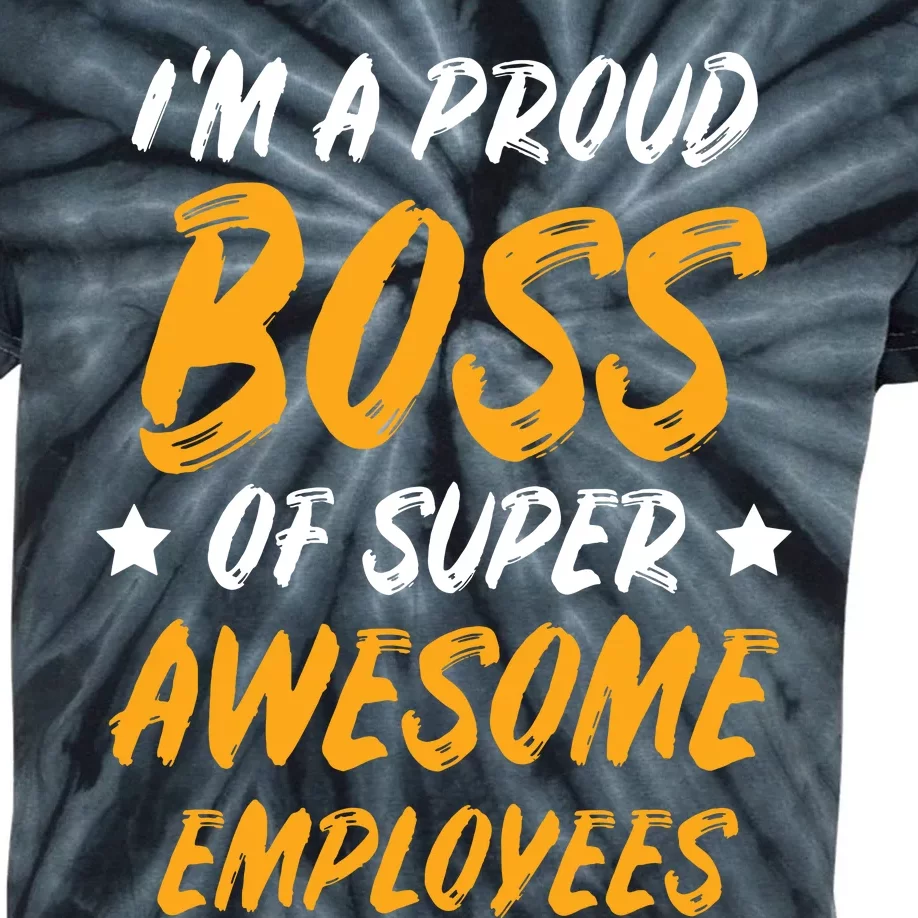 Boss Day Employee Appreciation Office Gift Women Kids Tie-Dye T-Shirt