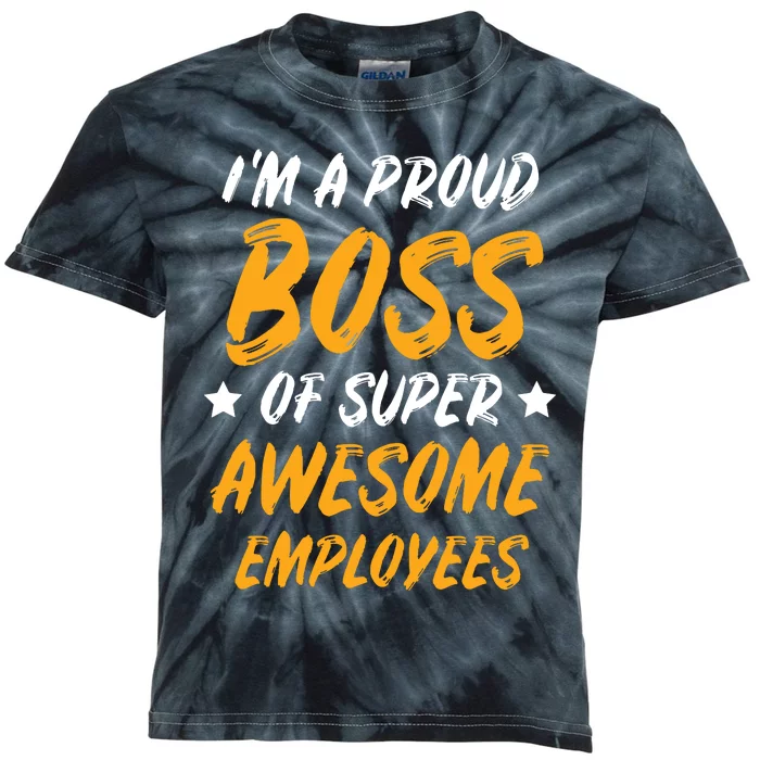 Boss Day Employee Appreciation Office Gift Women Kids Tie-Dye T-Shirt