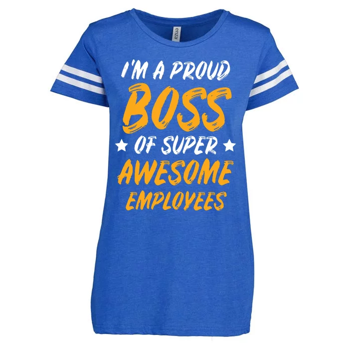 Boss Day Employee Appreciation Office Gift Women Enza Ladies Jersey Football T-Shirt