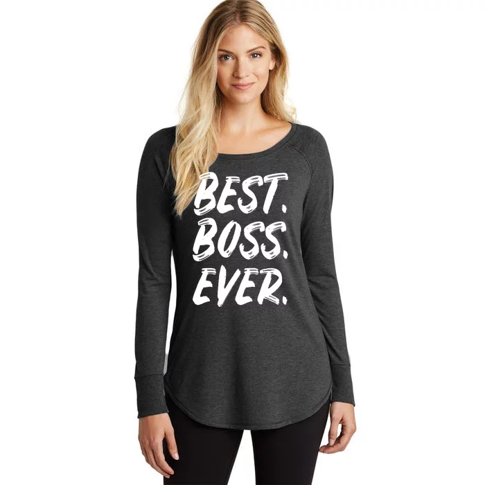 Boss Day Employee Appreciation Office Gift Women Women's Perfect Tri Tunic Long Sleeve Shirt