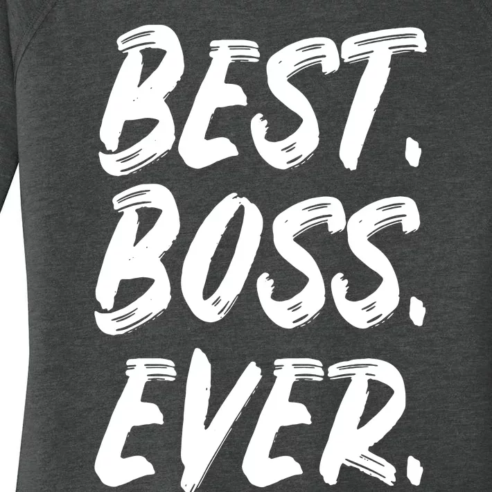 Boss Day Employee Appreciation Office Gift Women Women's Perfect Tri Tunic Long Sleeve Shirt