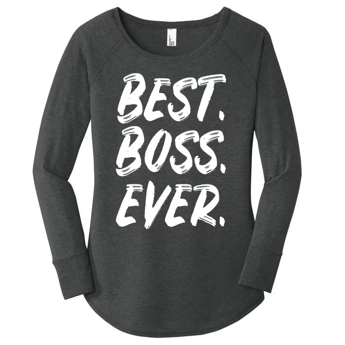 Boss Day Employee Appreciation Office Gift Women Women's Perfect Tri Tunic Long Sleeve Shirt