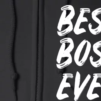 Boss Day Employee Appreciation Office Gift Women Full Zip Hoodie