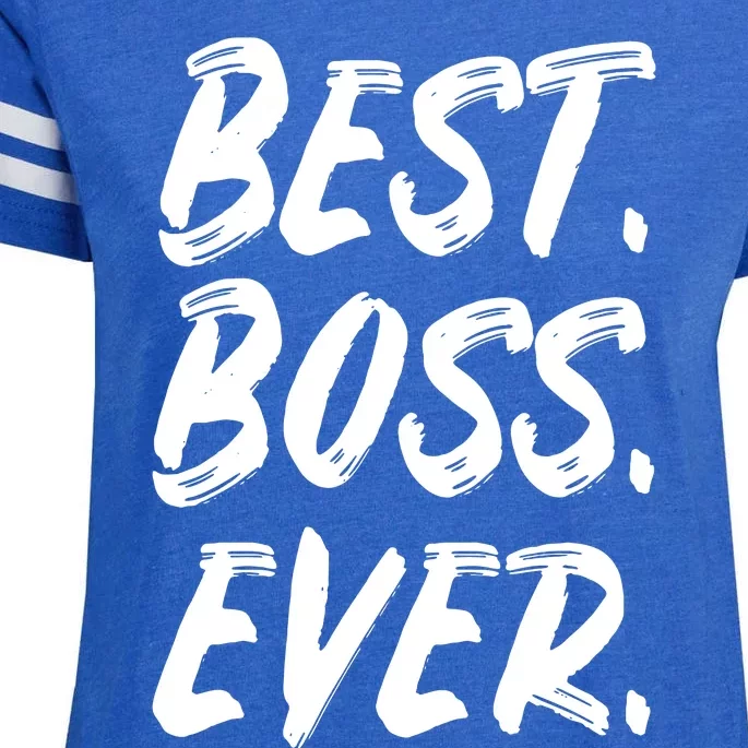 Boss Day Employee Appreciation Office Gift Women Enza Ladies Jersey Football T-Shirt