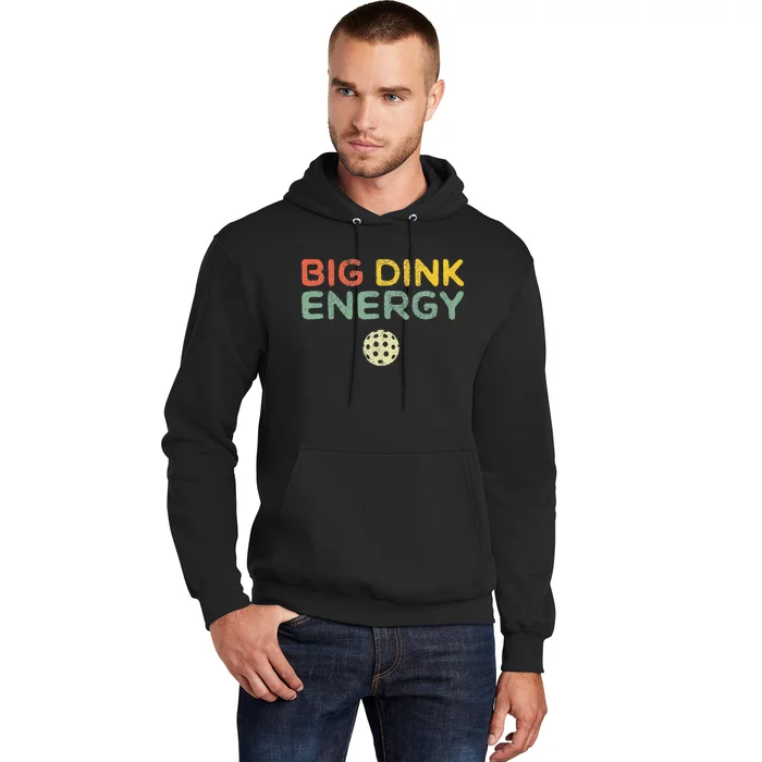 Big Dink Energy Pickleball Funny Pickle Ball Lover Retro Hoodie