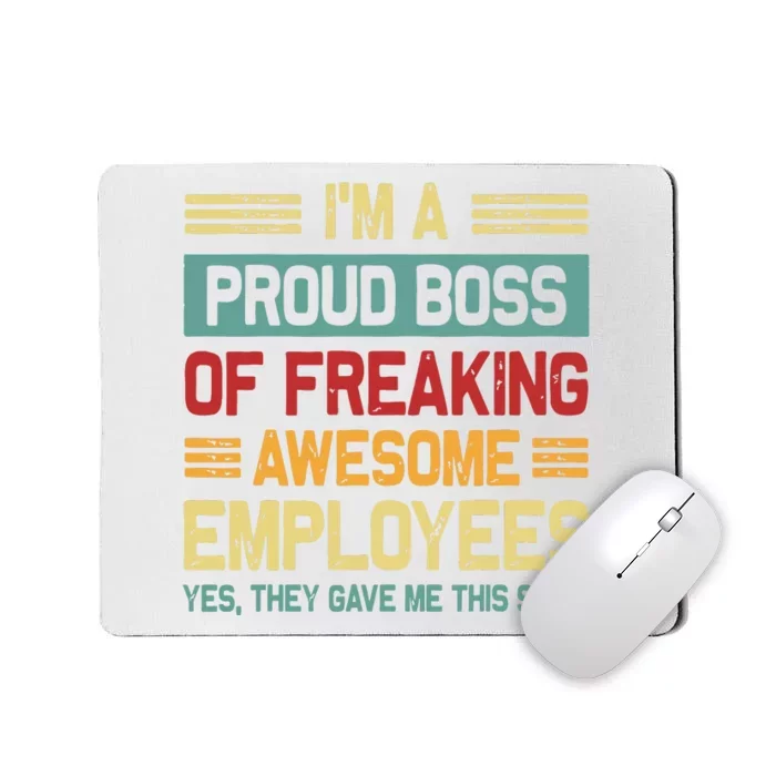 Boss Day Employee Appreciation Office Women Funny Boss Mousepad