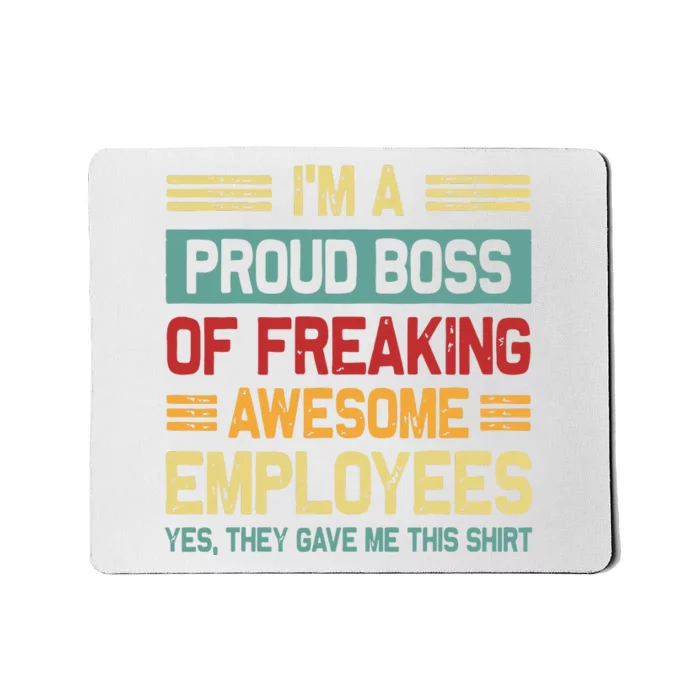 Boss Day Employee Appreciation Office Women Funny Boss Mousepad