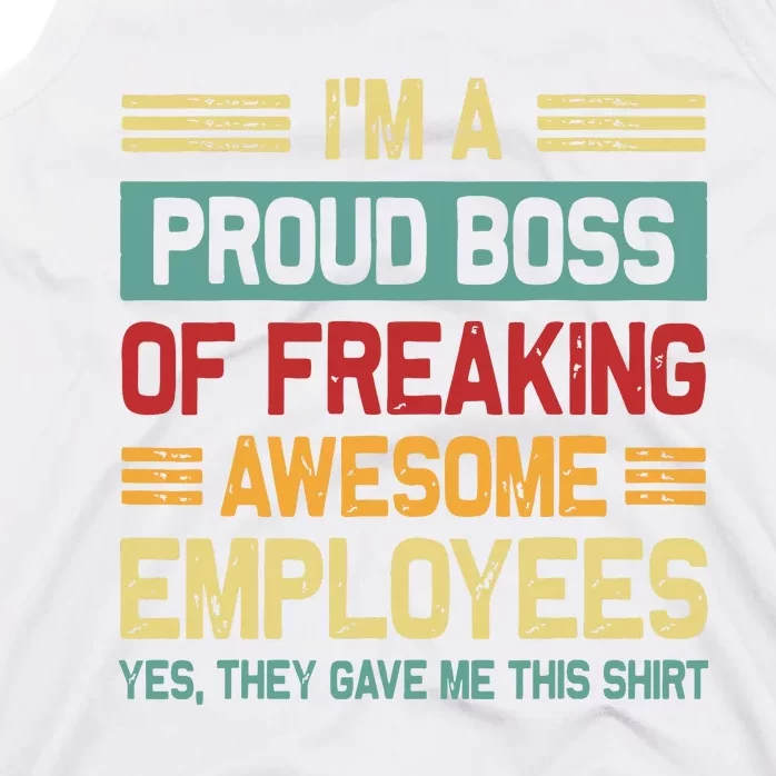 Boss Day Employee Appreciation Office Women Funny Boss Tank Top