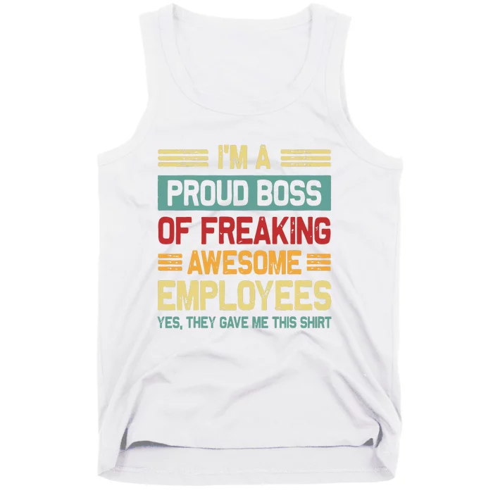 Boss Day Employee Appreciation Office Women Funny Boss Tank Top