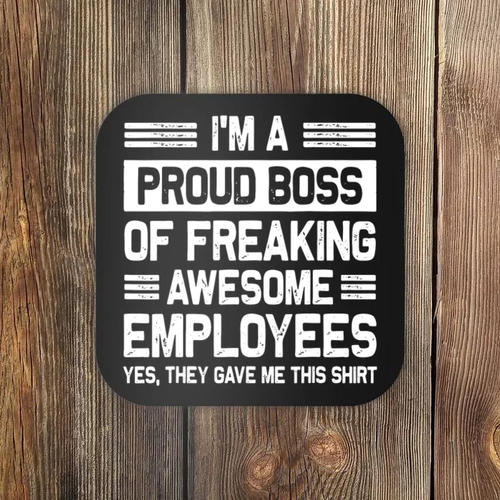 Boss Day Employee Appreciation Office Women Funny Boss Coaster