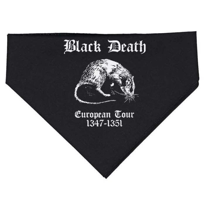 Black Death European 1347 1351 Apparel USA-Made Doggie Bandana