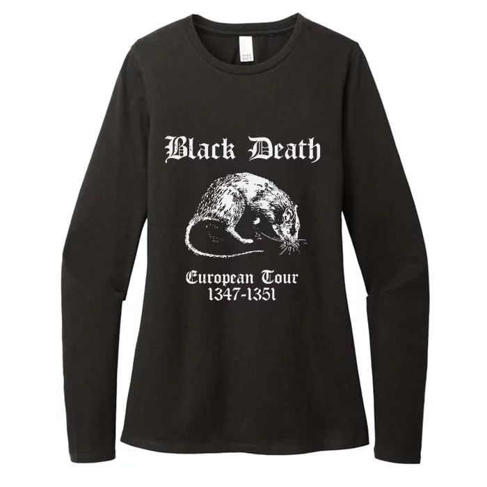 Black Death European 1347 1351 Apparel Womens CVC Long Sleeve Shirt