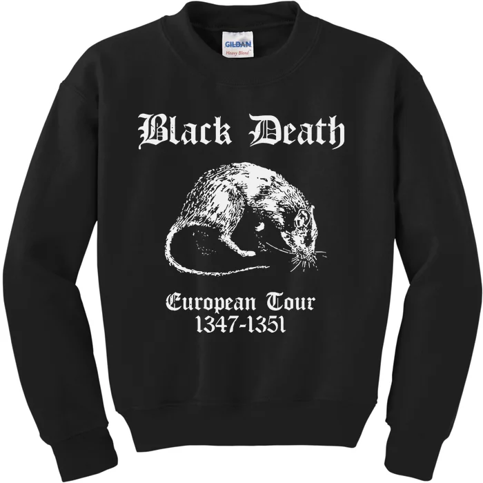 Black Death European 1347 1351 Apparel Kids Sweatshirt