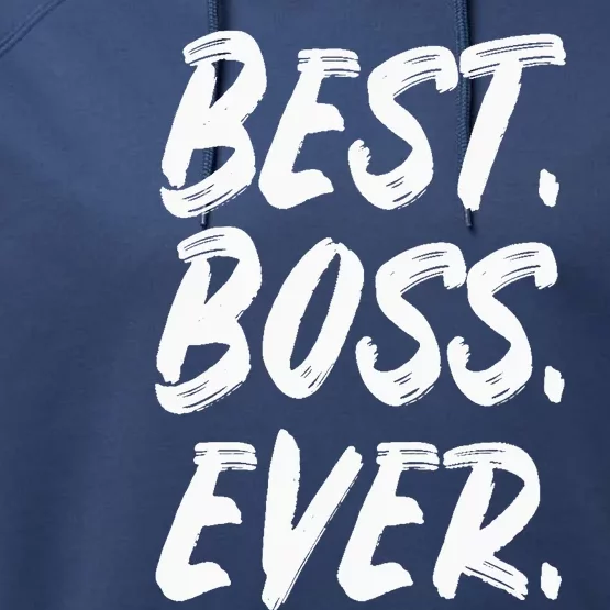 Boss Day Employee Appreciation Office Gift |S & Wo Performance Fleece Hoodie