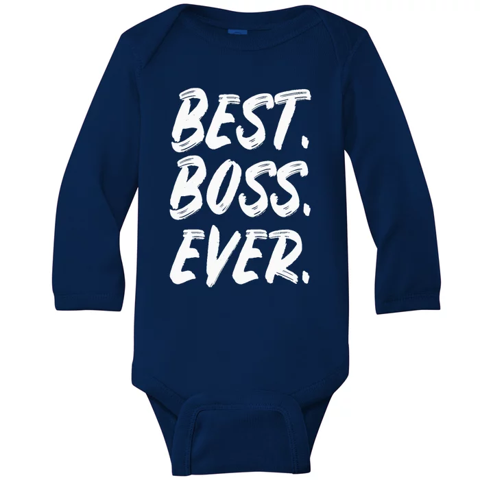 Boss Day Employee Appreciation Office Gift |S & Wo Baby Long Sleeve Bodysuit