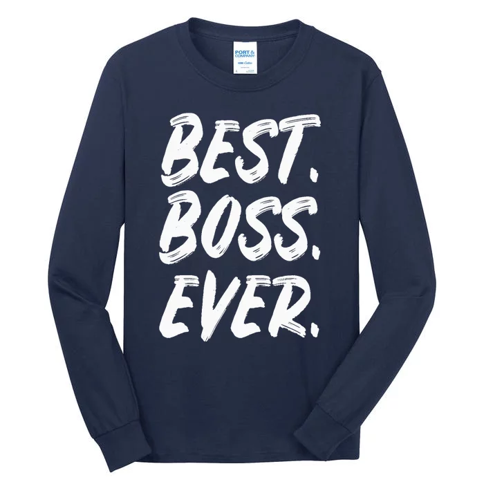 Boss Day Employee Appreciation Office Gift |S & Wo Tall Long Sleeve T-Shirt