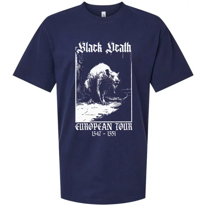 Black Death European Plague Rat Medieval History Goth Sueded Cloud Jersey T-Shirt