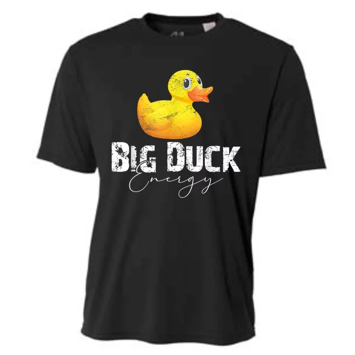 Big Duck Energy Yellow Rubber Duck Lover Cooling Performance Crew T-Shirt