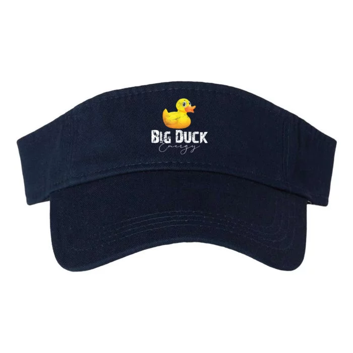 Big Duck Energy Yellow Rubber Duck Lover Valucap Bio-Washed Visor