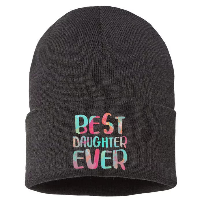 Best Daughter Ever Mother's Day Sustainable Knit Beanie