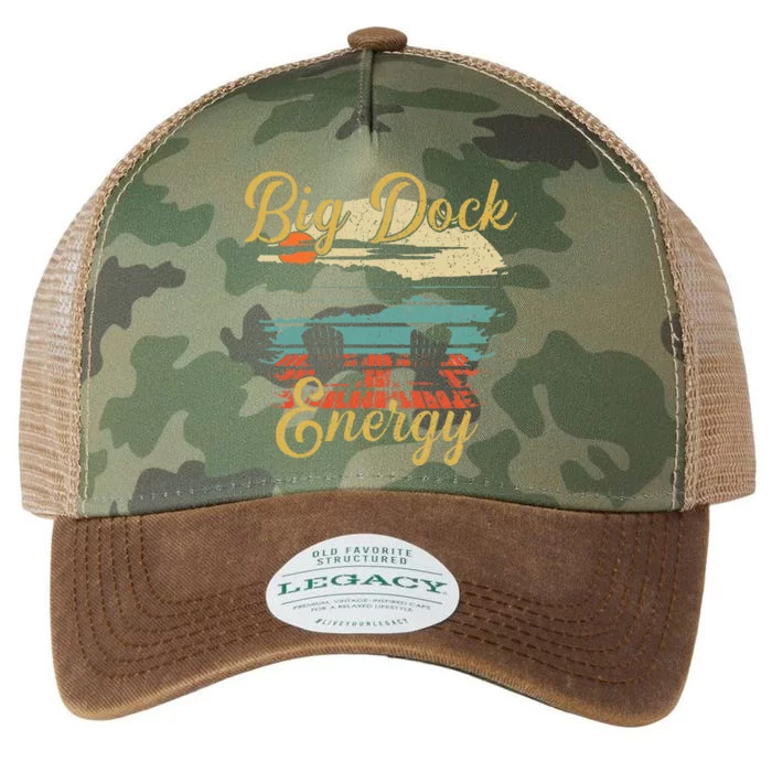 Big Dock Energy Summer Cottage Vacation Lake Life Legacy Tie Dye Trucker Hat