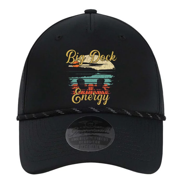 Big Dock Energy Summer Cottage Vacation Lake Life Performance The Dyno Cap