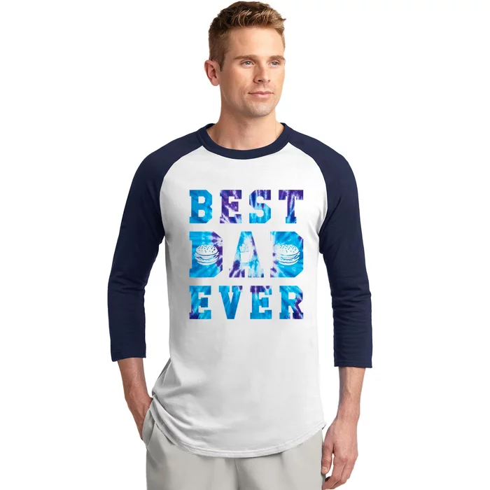 Best Dad Ever Sailor Fatherhood Parenting Daddy Funny Gift Baseball Sleeve Shirt