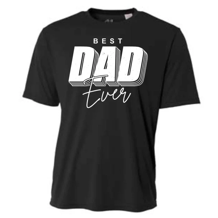 Best Dad Ever Retro Gift Cooling Performance Crew T-Shirt