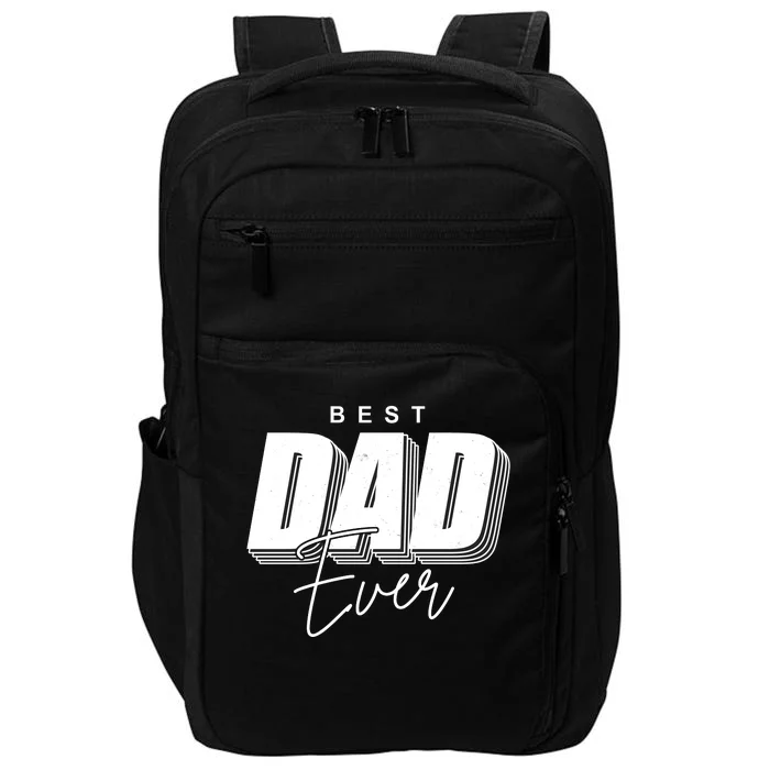 Best Dad Ever Retro Gift Impact Tech Backpack