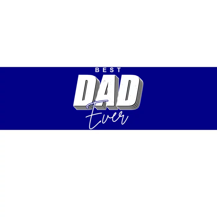 Best Dad Ever Retro Gift Bumper Sticker