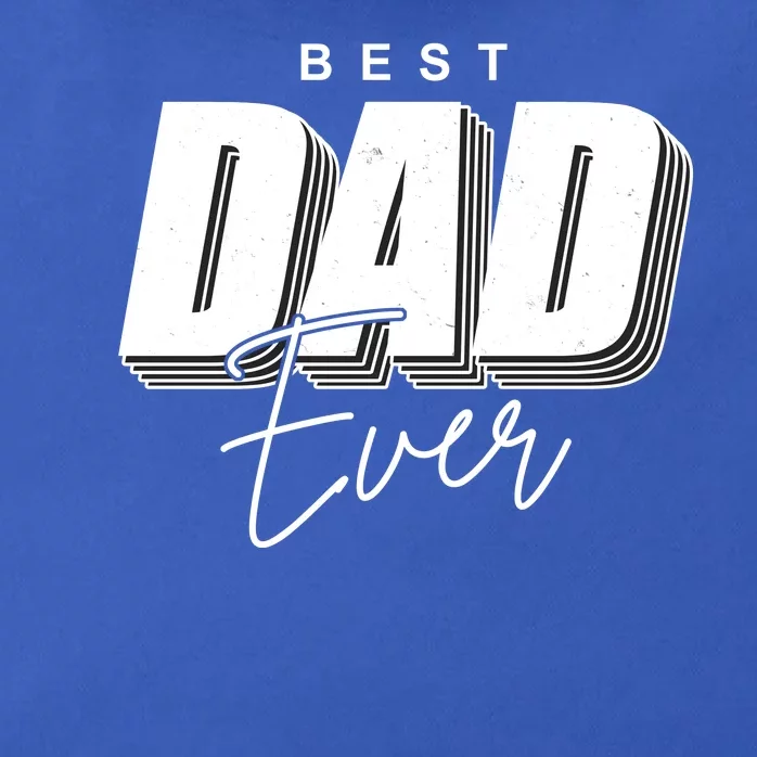 Best Dad Ever Retro Gift Zip Tote Bag