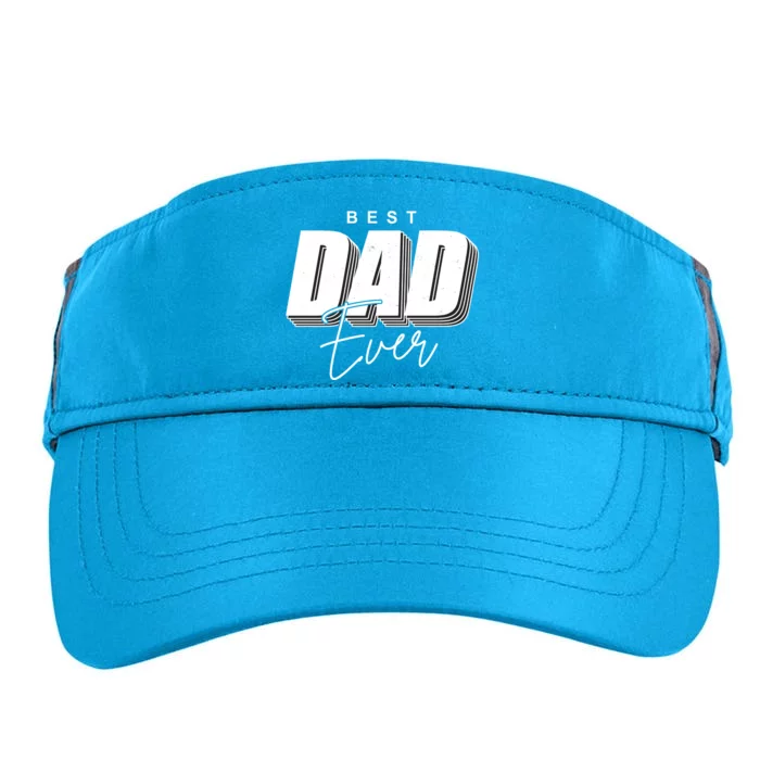 Best Dad Ever Retro Gift Adult Drive Performance Visor