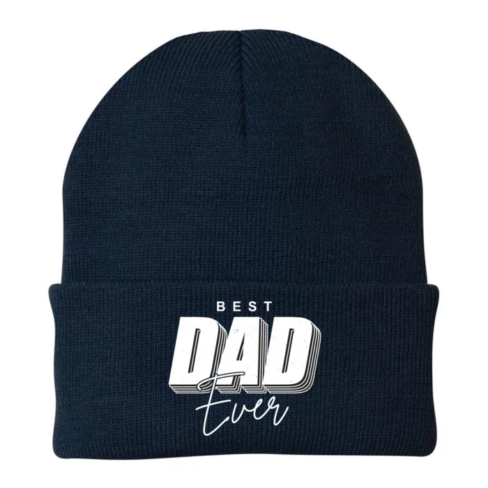 Best Dad Ever Retro Gift Knit Cap Winter Beanie