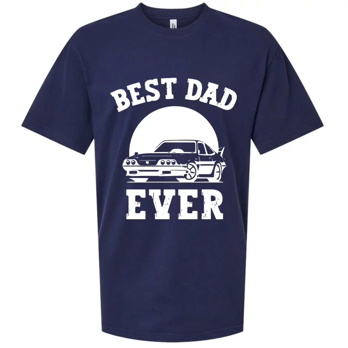 Best Dad Ever Car Lover Father Sueded Cloud Jersey T-Shirt