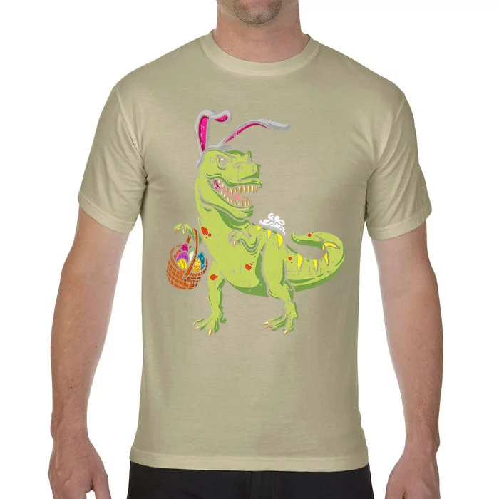 Bunny Dinosaur Easter Day Cute TRex Egg Hunter Comfort Colors T-Shirt