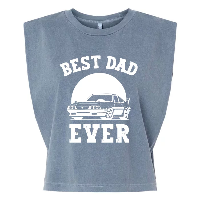 Best Dad Ever Car Lover Father Shirts Garment-Dyed Women's Muscle Tee