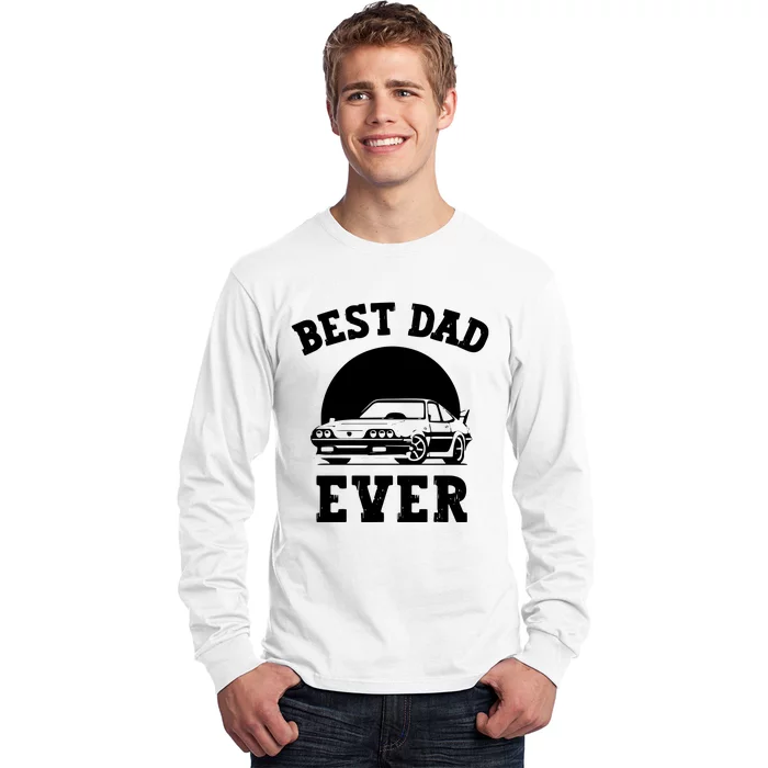 Best Dad Ever Car Lover Father Shirts Long Sleeve Shirt