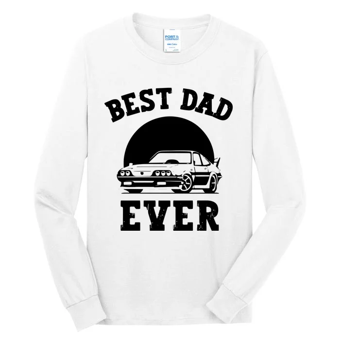 Best Dad Ever Car Lover Father Shirts Tall Long Sleeve T-Shirt