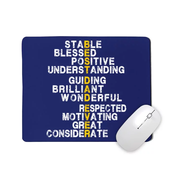 Best Dad Ever Funny Fathers Day Husband Mousepad