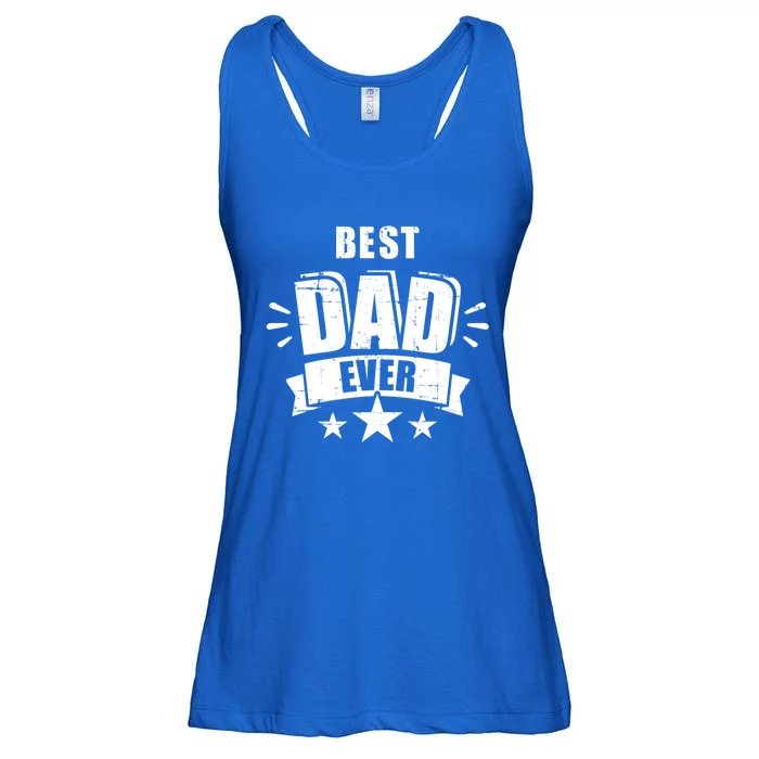 Best Dad Ever Father's Day Gift For Daddy Or Father Gift Ladies Essential Flowy Tank