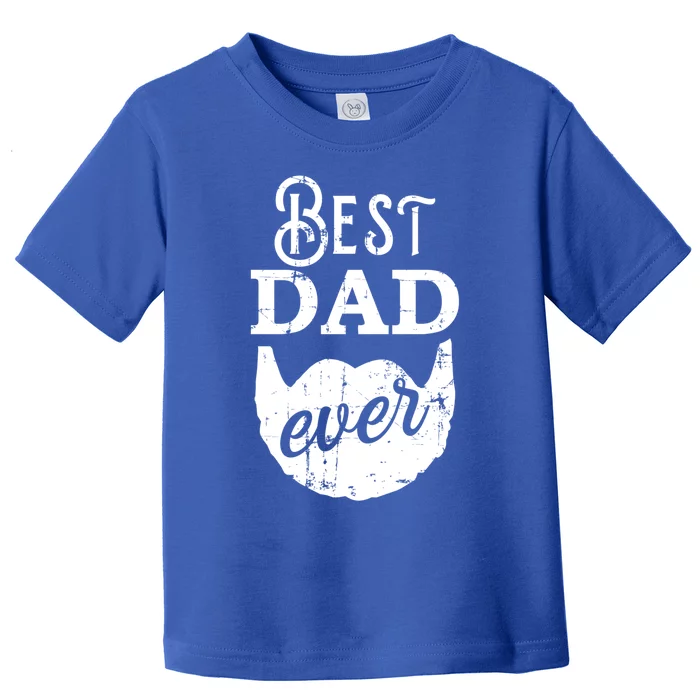 Best Dad Ever Gift For Bearded Daddys Father's Day Cool Gift Toddler T-Shirt