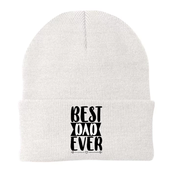 Best Dad Ever Funny Gift For Dad Knit Cap Winter Beanie