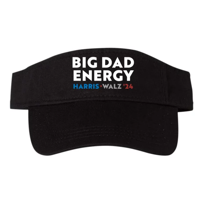 Big Dad Energy Harris Walz 24 Valucap Bio-Washed Visor