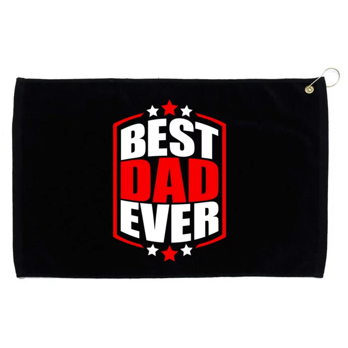 Best Dad Ever Father's Day Gift Grommeted Golf Towel