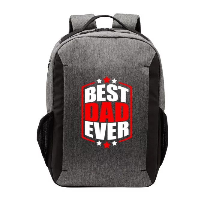 Best Dad Ever Father's Day Gift Vector Backpack