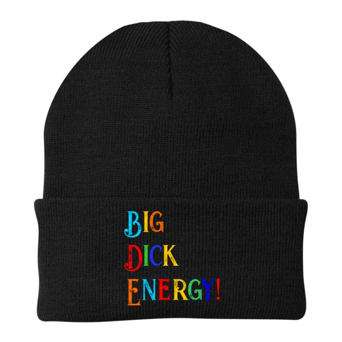 Big Dick Energy BDE Funny Colorful Humor Knit Cap Winter Beanie